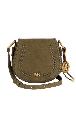suède crossbody tas Josie kaki