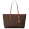 Michael Kors shopper Quinn Large met logoprint donkerbruin