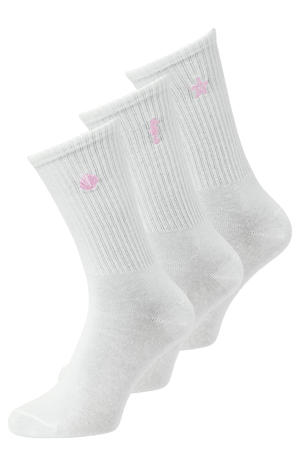 sokken JXREESE - wit/roze (set van 3)