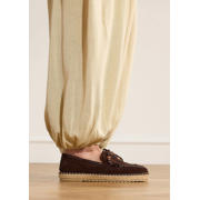 thumbnail: Manfield suède espadrilles bruin