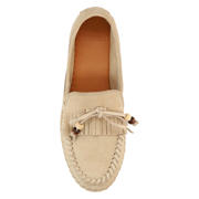 thumbnail: Manfield suède espadrilles beige
