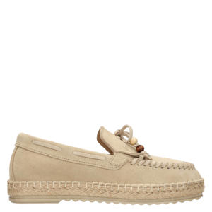 suède espadrilles beige