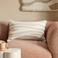 Studio LIVIT rechthoekige grafische sierkussen Javi 40x60 cm - beige/wit