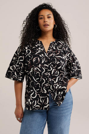 blouse zwart