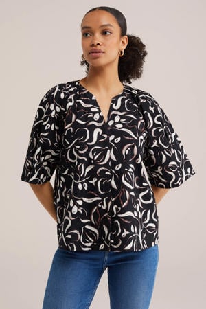 blouse zwart