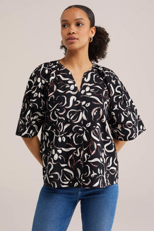 blouse zwart