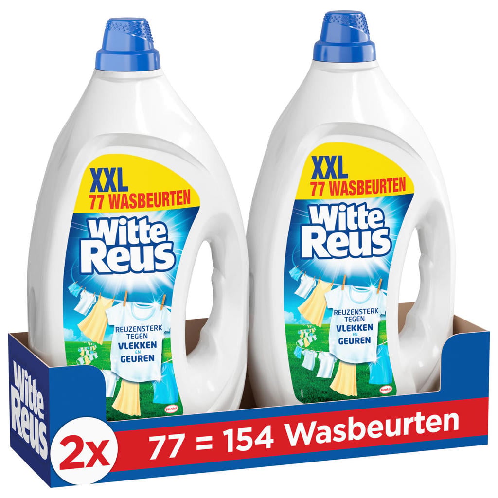 Witte Reus Gel 3.465L -2 x 77 wasbeurten - 154 wasbeurten