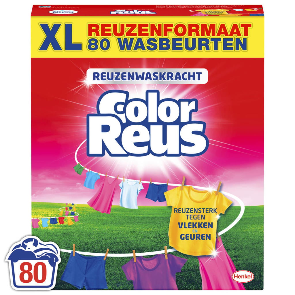 Witte Reus Poeder 4.00kg - 1 x 80 wasbeurten - 80 wasbeurten