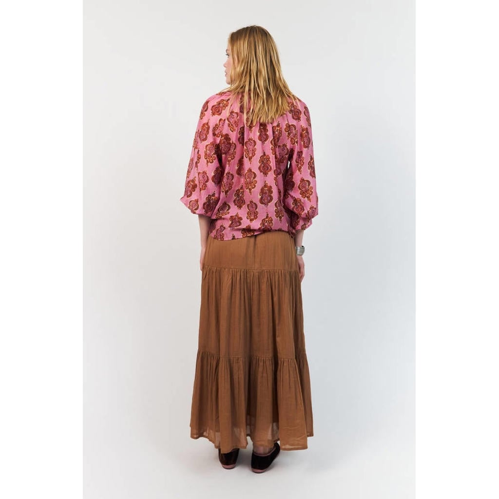 Lollys Laundry top met print - roze