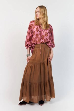 top met print - roze