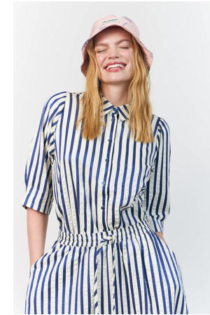 gestreepte top blauw
