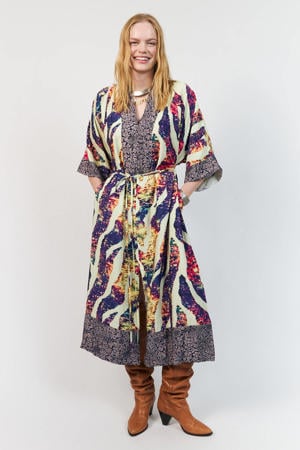 midi jurk multi