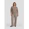 GREAT LOOKS gebreide vest taupe