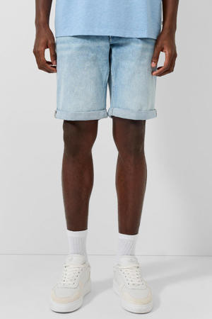 regular fit denim short - lichtblauw