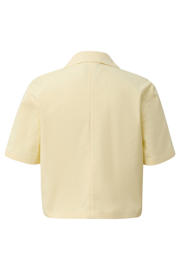 thumbnail: QS cropped blazer lichtgeel