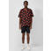 QS regular casual short met linnen zwart