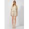 QS regular fit gestreepte blouse - geel