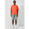QS relaxed T-shirt met backprint rood