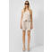 QS regular high waist broek beige