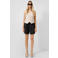 QS regular high waist broek zwart