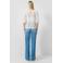 QS kanten top met semi-transparant - wit