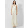 QS wide leg broek ecru broderie