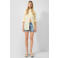QS regular low waist denim short medium blue denim