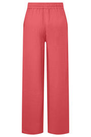 thumbnail: QS straight regular waist casual broek koraalrood