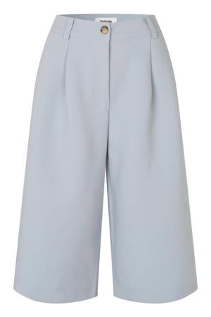 high waist bermuda short lichtblauw