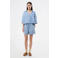 Modström regular waist short light blue denim