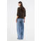 Modström high waist wide leg jeans light blue denim