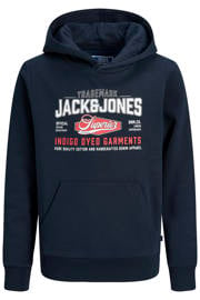 thumbnail: JACK & JONES JUNIOR hoodie met logo - donkerblauw