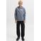 JACK & JONES JUNIOR rechtvallende hoodie met logo - grijsblauw
