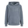 JACK & JONES JUNIOR rechtvallende hoodie met logo - grijsblauw