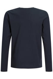 thumbnail: JACK & JONES JUNIOR longsleeve met logo - donkerblauw