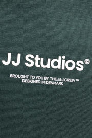 thumbnail: JACK & JONES JUNIOR sweater met tekst - donkergroen