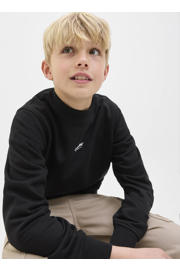 thumbnail: JACK & JONES JUNIOR sweat sweater met tekst - zwart