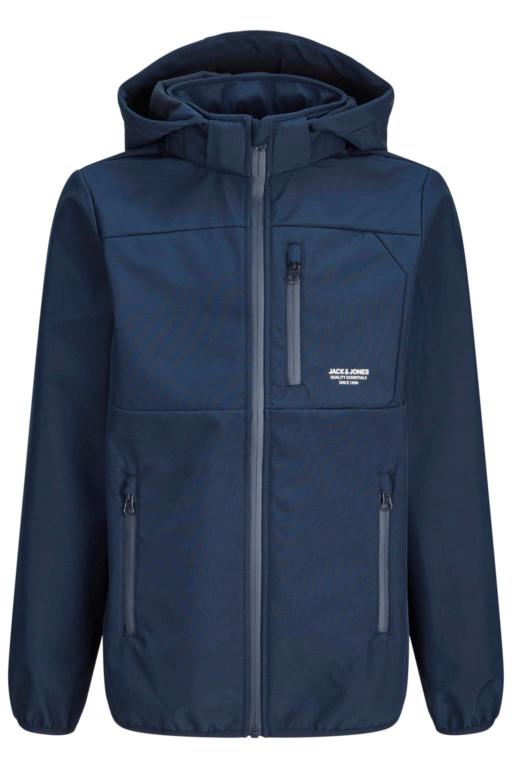 JACK & JONES JUNIOR softshell jas - donkerblauw