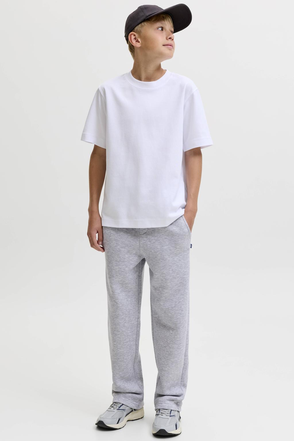 JACK & JONES JUNIOR joggingbroek - lichtgrijs