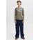 JACK & JONES JUNIOR longsleeve met logo - grijsgroen