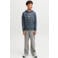 JACK & JONES JUNIOR hoodie met logo - grijsblauw