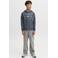 JACK & JONES JUNIOR hoodie met logo - grijsblauw
