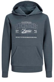 thumbnail: JACK & JONES JUNIOR hoodie met logo - grijsblauw