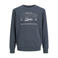 JACK & JONES JUNIOR sweater met logo - grijsblauw