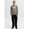 JACK & JONES JUNIOR sweater met logo - grijsgroen