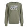 JACK & JONES JUNIOR sweater met logo - grijsgroen
