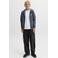 JACK & JONES JUNIOR sweatvest met print - grijsblauw