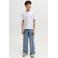 JACK & JONES JUNIOR JJIDAVE JJORIGINAL wide leg jeans - mediumblauw