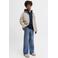 JACK & JONES JUNIOR JJIDAVE JJORIGINAL wide leg jeans - mediumblauw