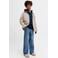 JACK & JONES JUNIOR wide leg jeans - blauw